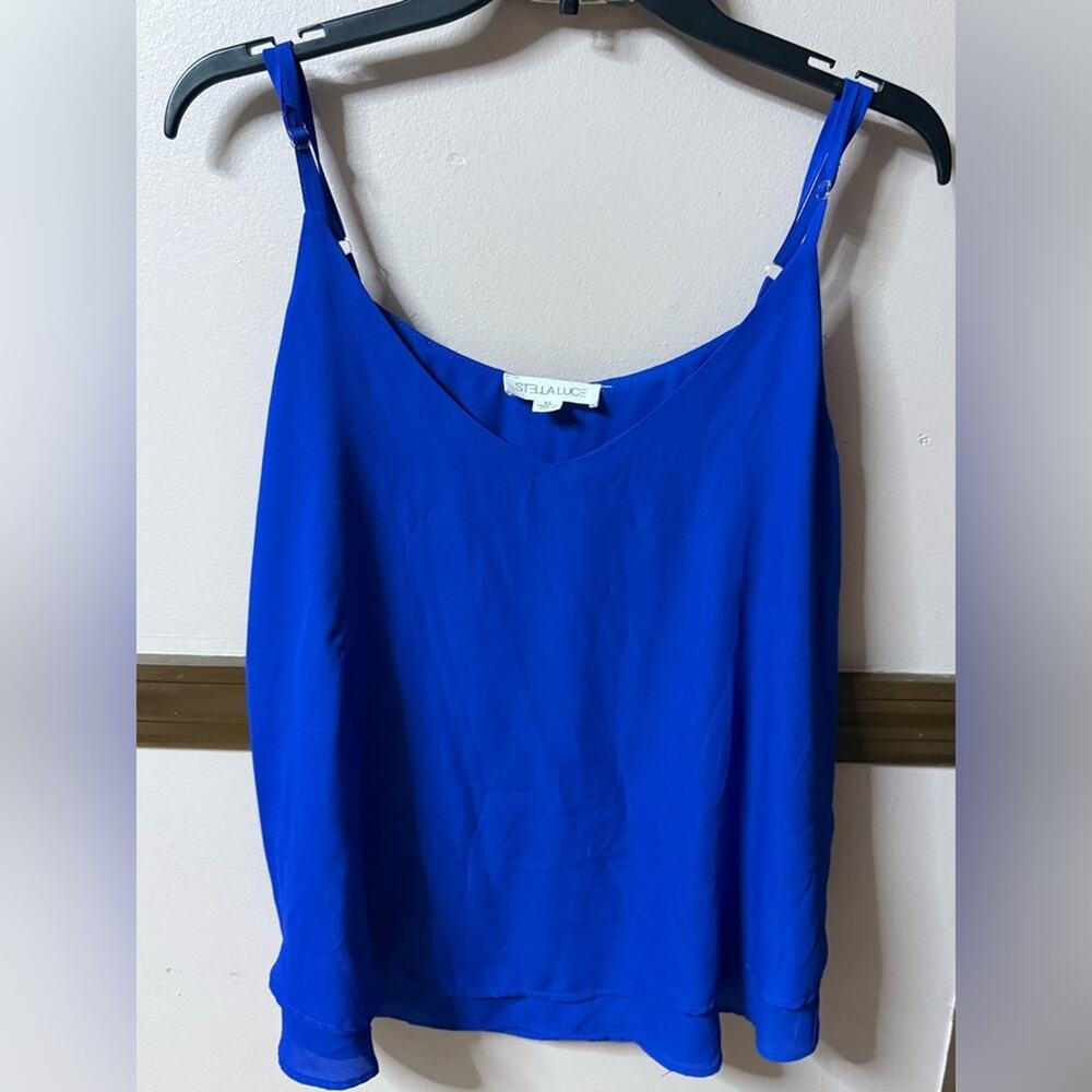 Stella Luce V Tank Top Blue Size XL